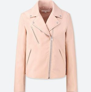 Women’s Blush Pink Moto Jacket